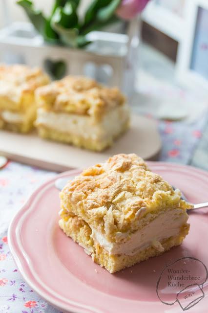 Rezeptbild: Bienenstich mit Biskuit 