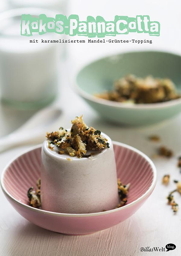 Rezeptbild: Kokos-Pannacotta mit Reistee-Topping