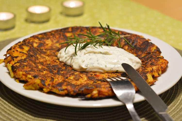 Rezeptbild: Kürbis-Rösti