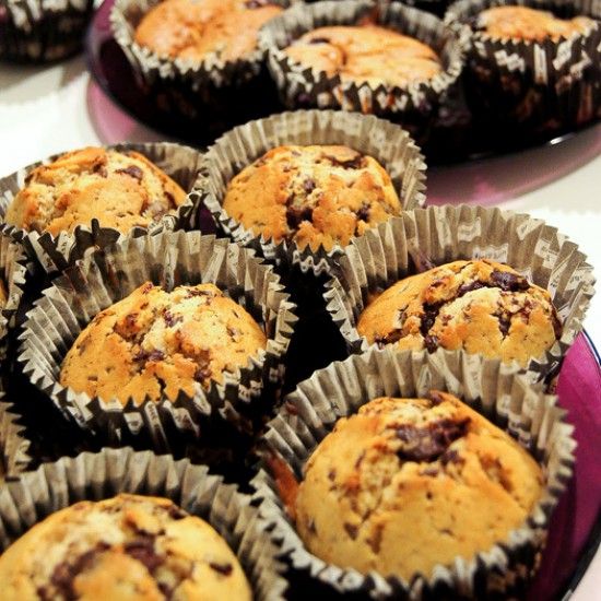 Rezeptbild: Stracciatella-Muffins