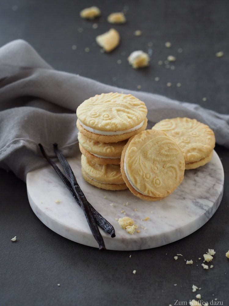 Rezeptbild: Shortbread mit Ricotta-Creme und Vanille