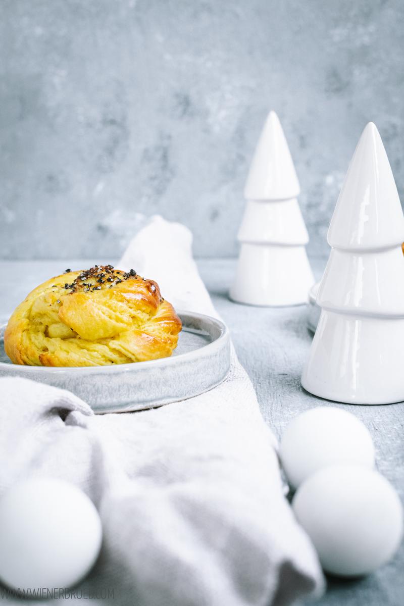 Rezeptbild: Kardamom-Safran-Kringel