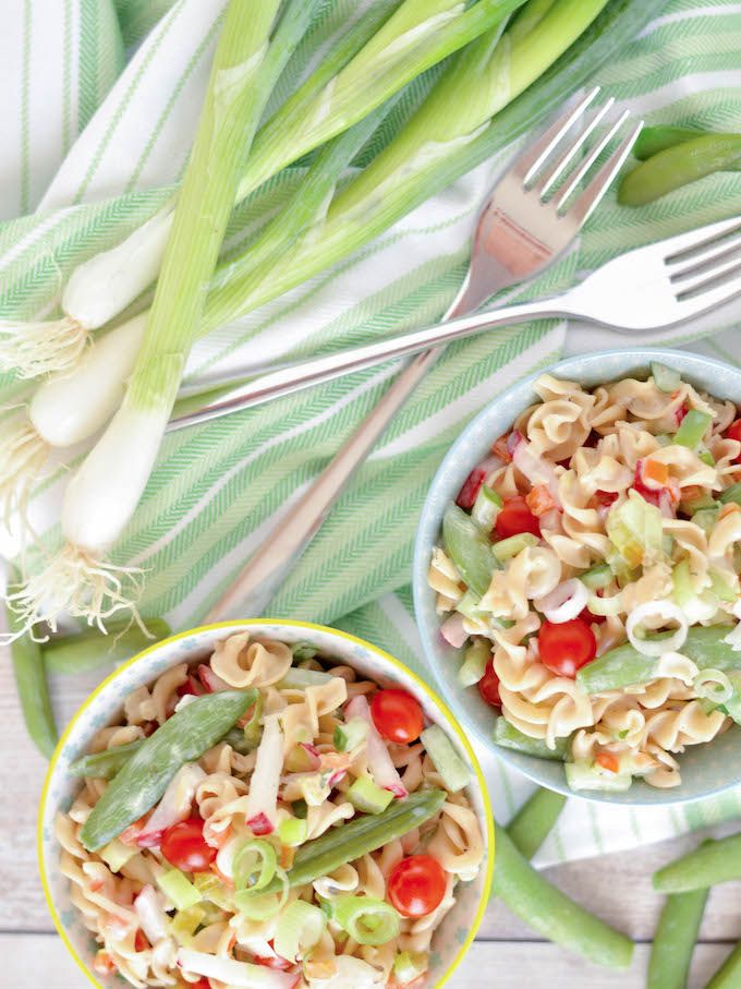 Rezeptbild: Nudelsalat mit Sesamnudeln