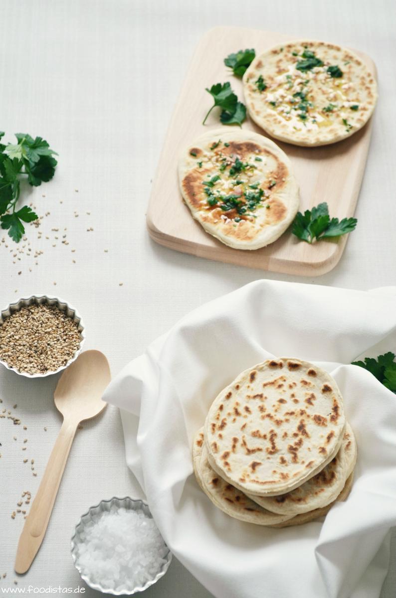 Rezeptbild: Indisches Naan Brot