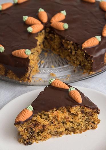 Rezeptbild: Schokoladiger Karottenkuchen