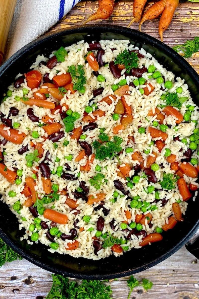 Rezeptbild: Gesunde Reispfanne