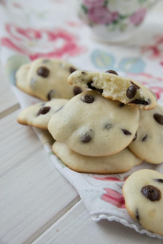 Rezeptbild: Cheesecake Cookies mit Chocolate Chips