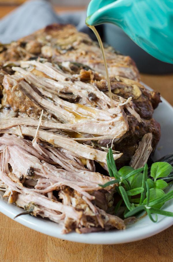 Rezeptbild: Pulled Pork aus dem Slowcooker