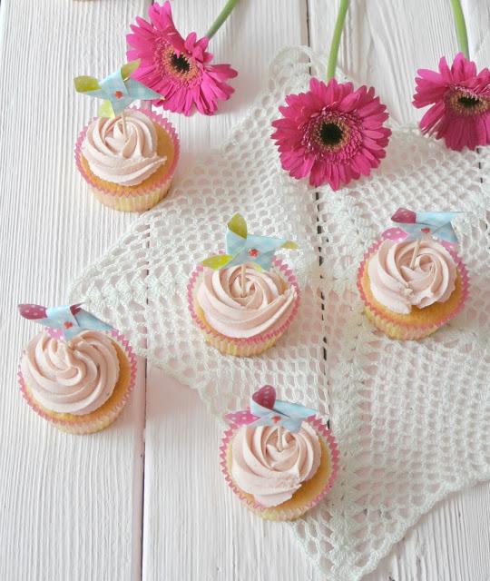 Rezeptbild: Himbeer Cupcakes