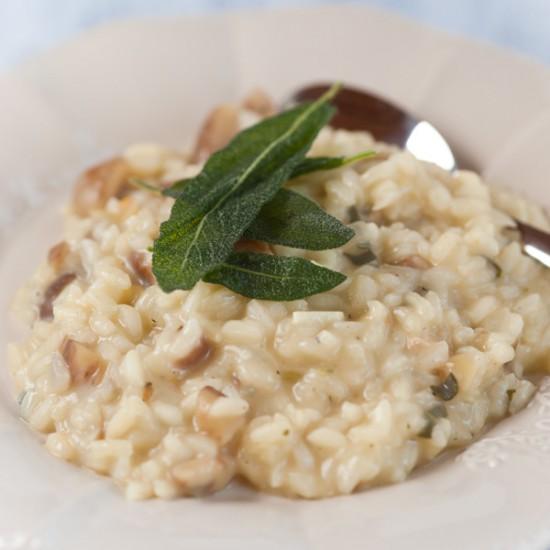 Rezeptbild: Maronenrisotto mit Salbei und Blauschimmelkäse