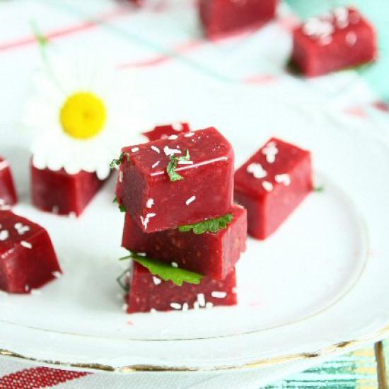 Rezeptbild: Agar Agar Raspberry Snack