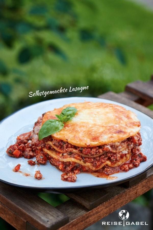 Rezeptbild: Selbstgemachte Lasagne