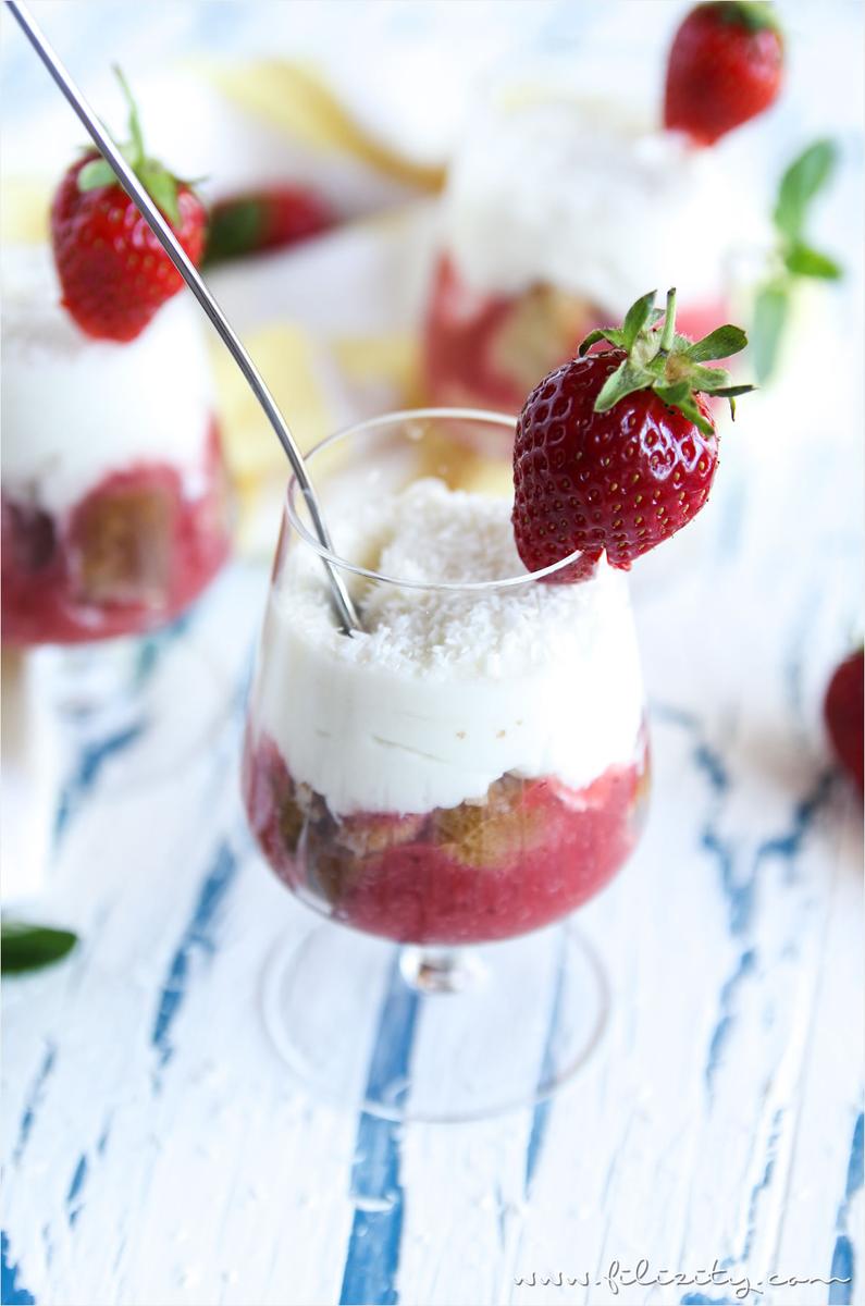 Rezeptbild: Lava Flow Schichtdessert