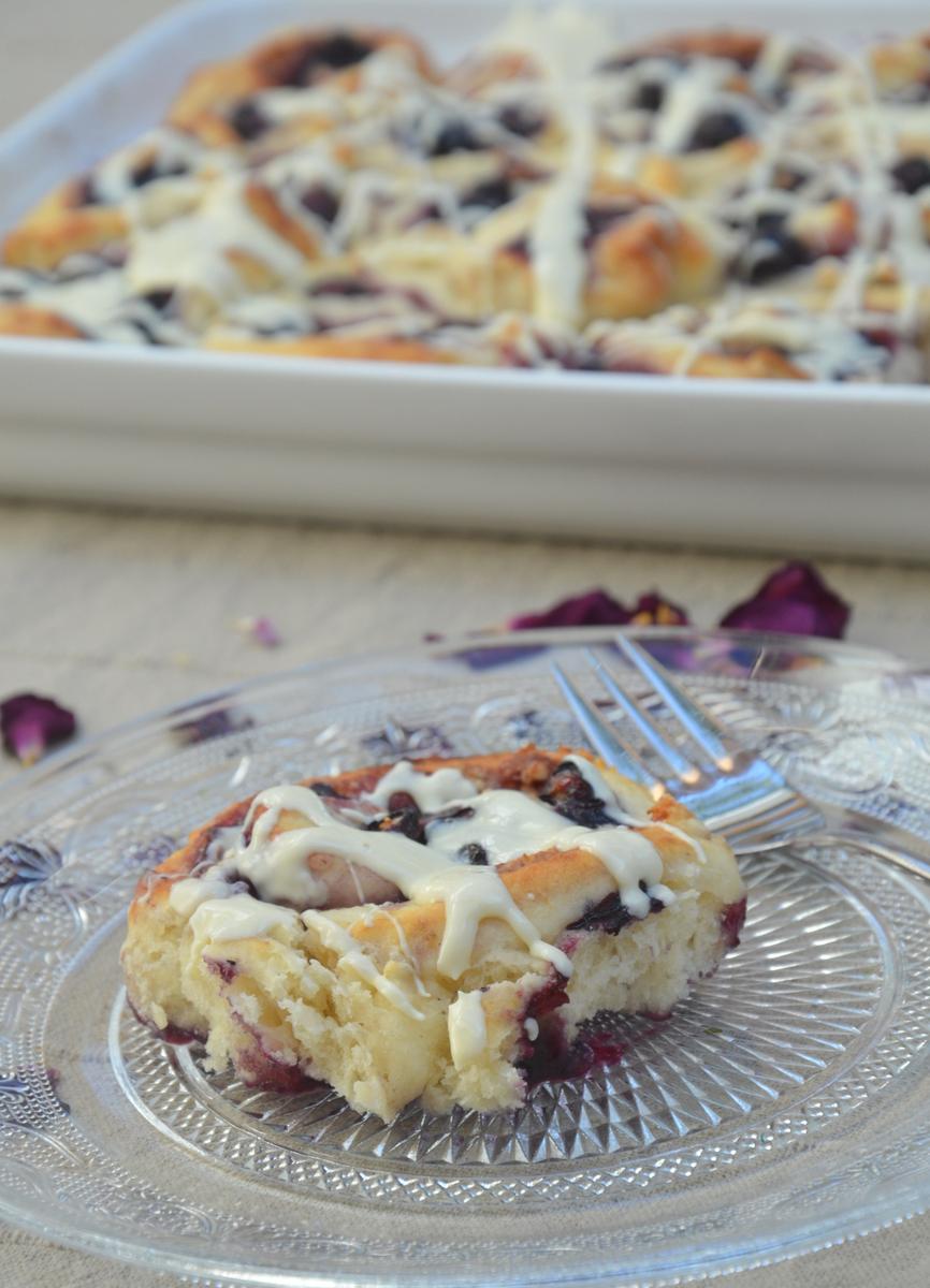 Rezeptbild: Heidelbeer-Schnecken
