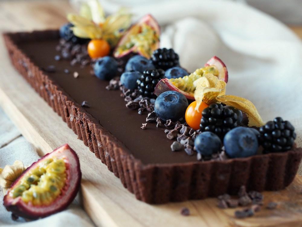 Rezeptbild: Zartbitter-Kokos-Tarte
