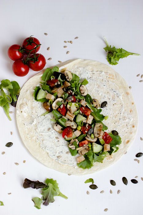 Rezeptbild: Schnelle Hähnchen Wraps