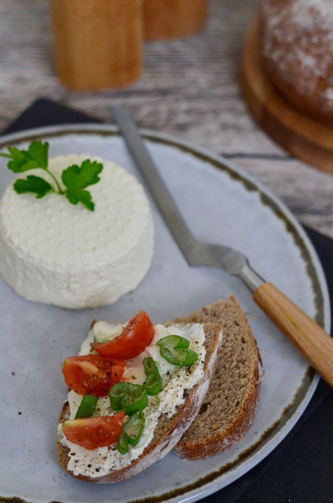 Rezeptbild: selbstgemachter Ricotta