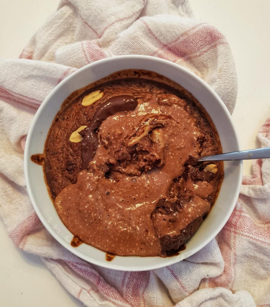 Rezeptbild: Snickers Haferbrei