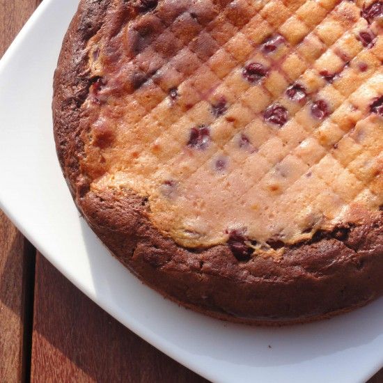 Rezeptbild: Schokokirschrahmkuchen