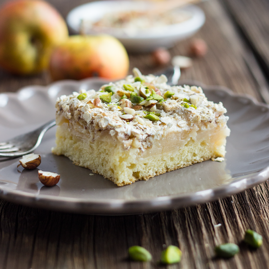 Rezeptbild: Apfel-Baiser-Kuchen