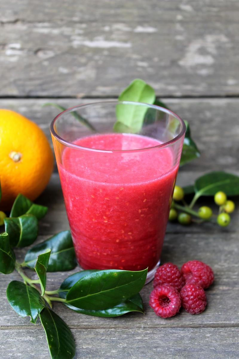 Rezeptbild: Himbeer-Orange-Acerola-Saft