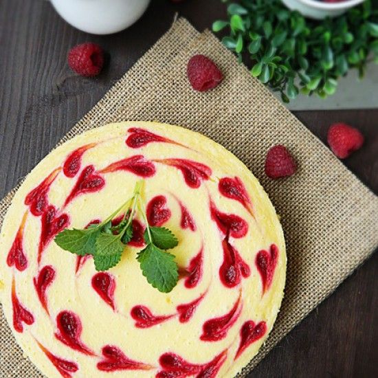 Rezeptbild: Käsekuch mit kleinen Hertzen