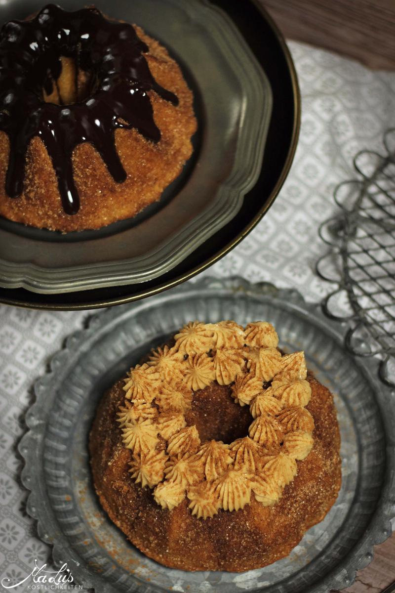 Rezeptbild: Buttrige Zimt-Zucker Guglhupfe