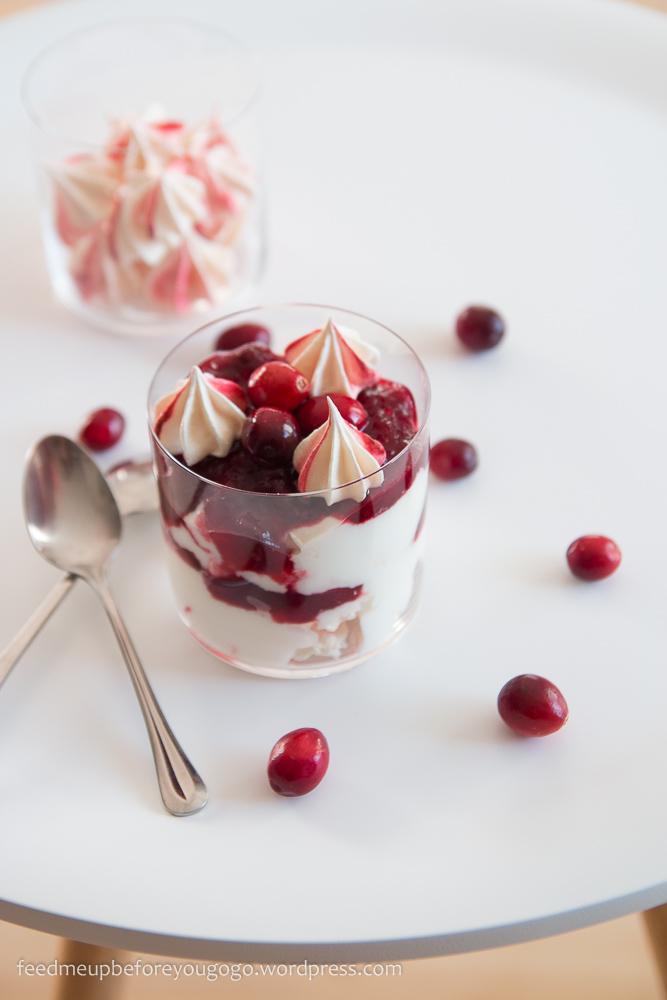 Rezeptbild: Cranberry-Ingwer-Eton-Mess