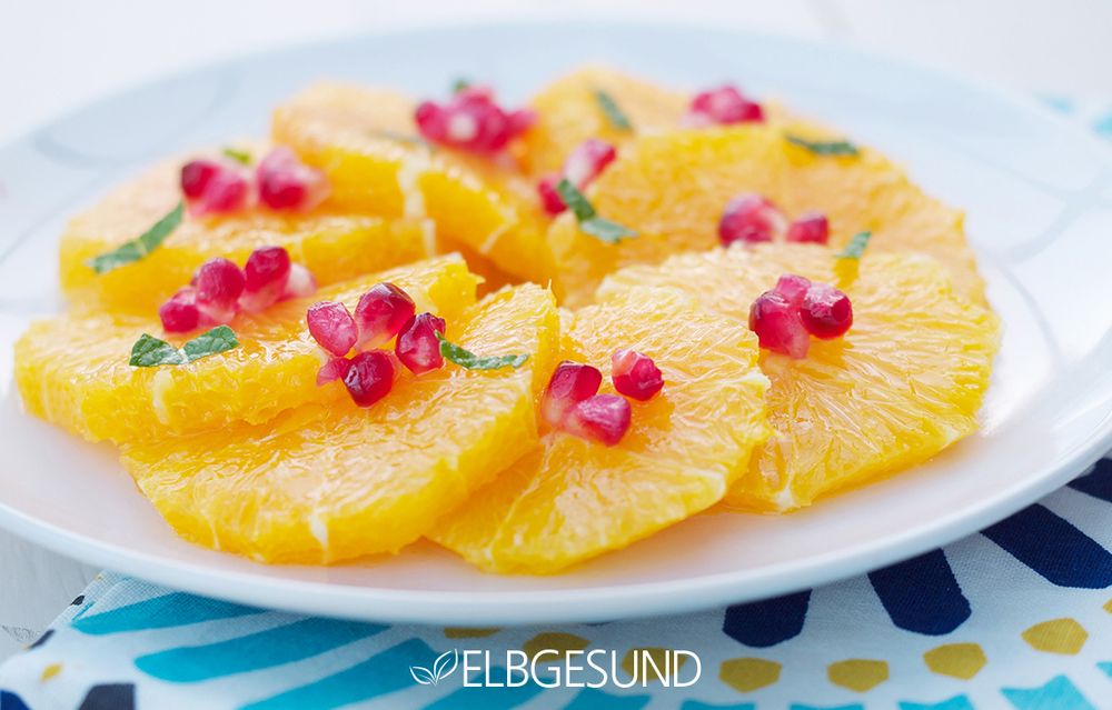 Rezeptbild: Granatapfel-Orangen-Kombination