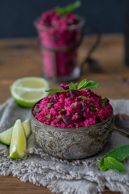 Rezeptbild: Rote-Bete-Couscous
