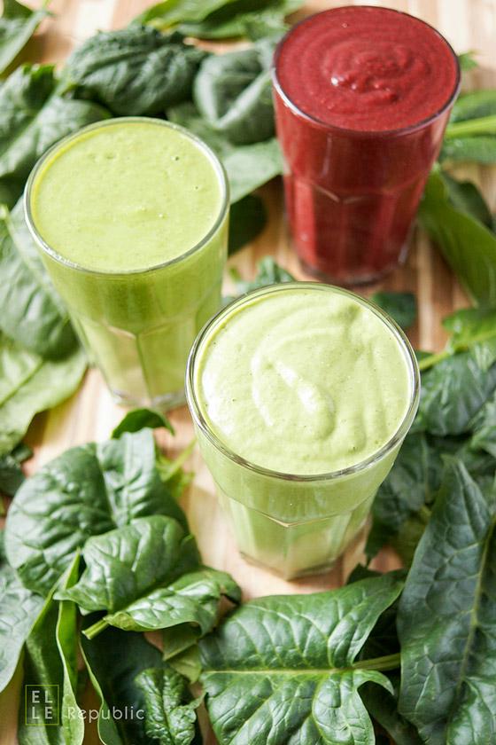 Rezeptbild: 3 Spinat-Smoothies (Grüne Smoothies für Anfänger)
