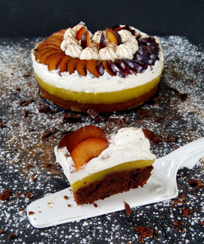 Rezeptbild: Birnen Lebkuchen Mohntorte 
