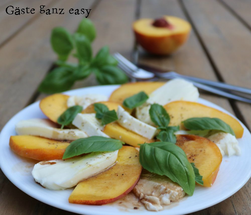Rezeptbild: Pfirsich Caprese
