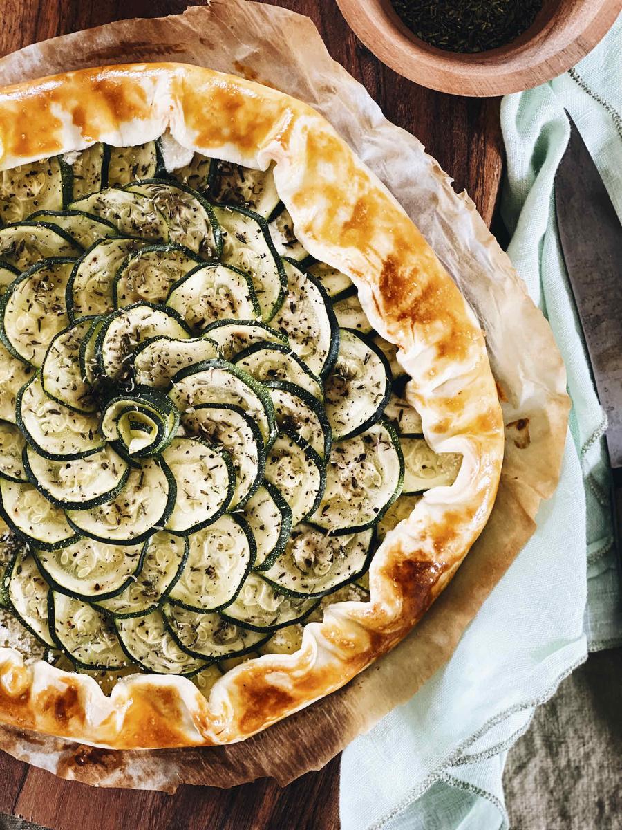 Rezeptbild: ZUCCHINI-GALETTE