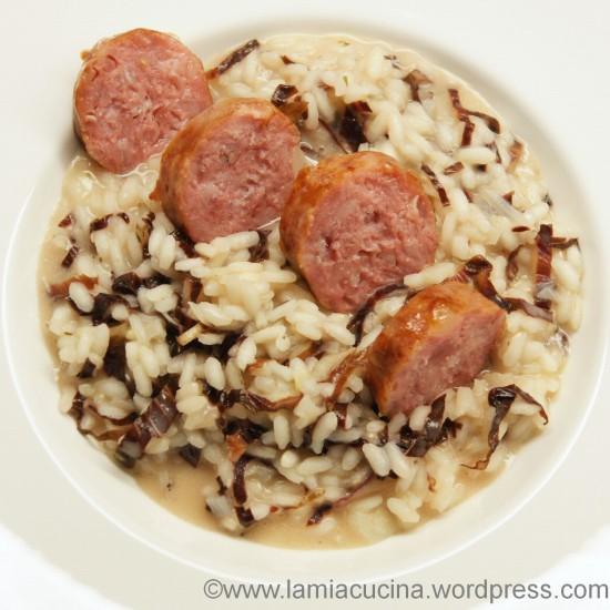 Rezeptbild: Absinthrisotto mit Saucisson