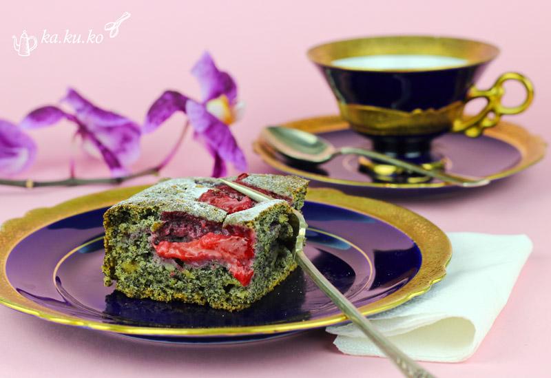Rezeptbild: Pflaumen-Mohnkuchen