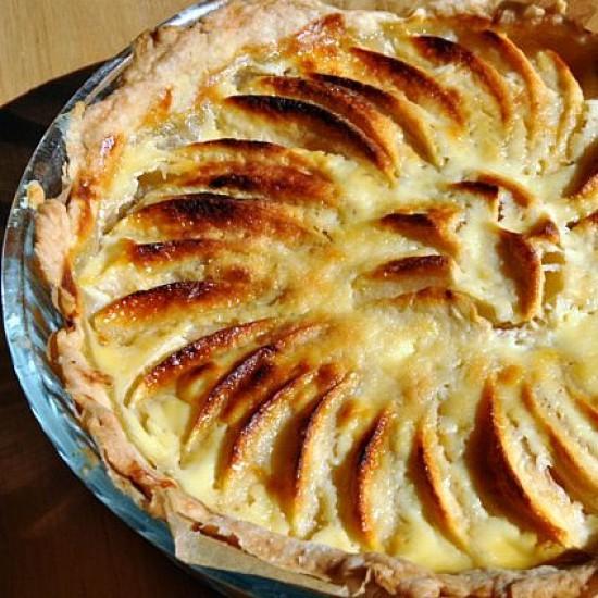 Rezeptbild: Französischer Apfelkuchen (Tarte aux pommes)