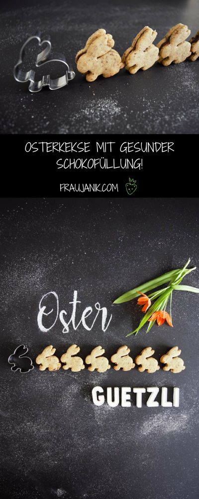 Rezeptbild: Gesunde Osterkekse / Guetzli