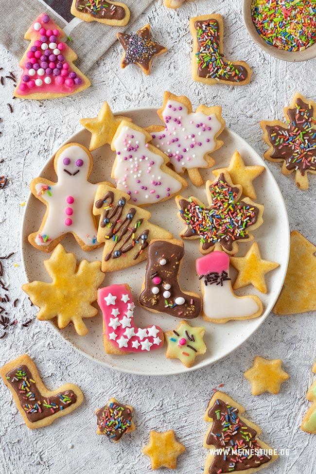 Rezeptbild: Butterplätzchen mit Kindern backen