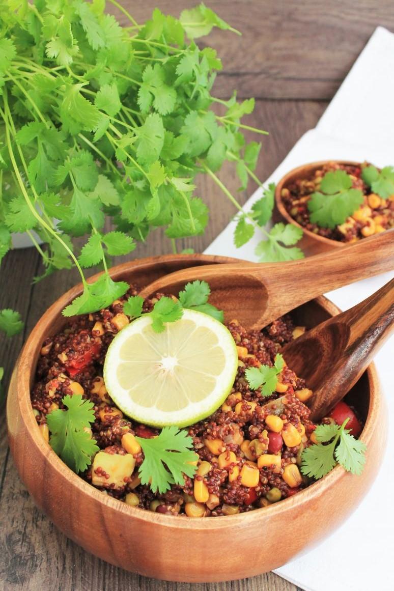 Rezeptbild: One Pot Vegan Quinoa Bowl