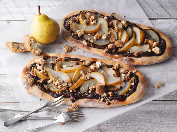 Rezeptbild: Schoko-Flammkuchen vom Grill
