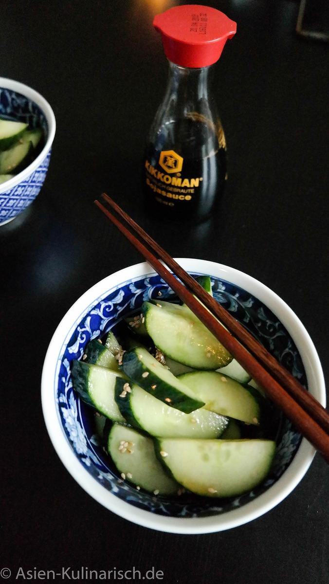 Rezeptbild: Japanischer Gurkensalat