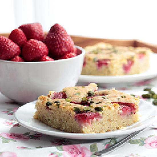 Rezeptbild: Erdbeer-Buttermilch-Kuchen