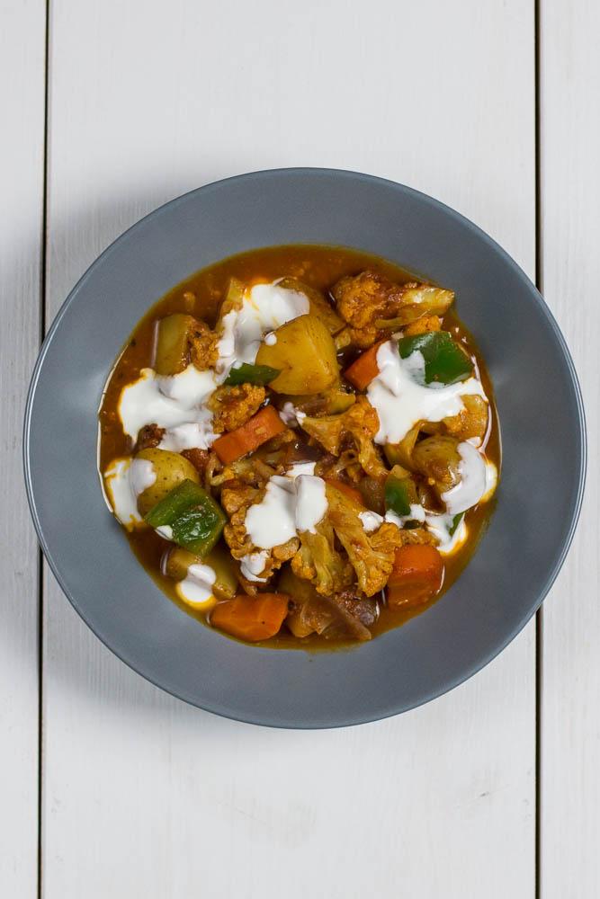 Rezeptbild: Einfaches Indisches Gemüse Curry