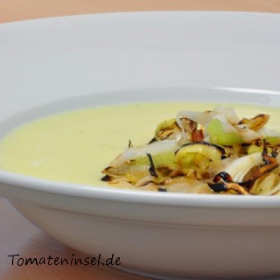 Rezeptbild: Kartoffelcremesuppe mit Lauch