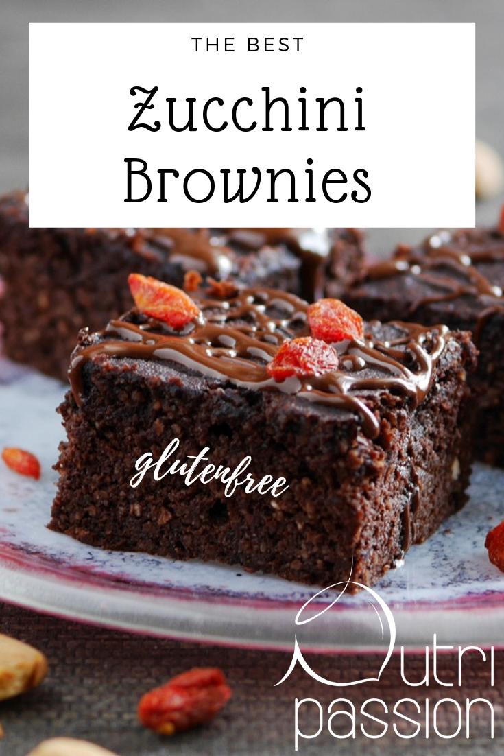 Rezeptbild: Glutenfreie Zucchini Brownies
