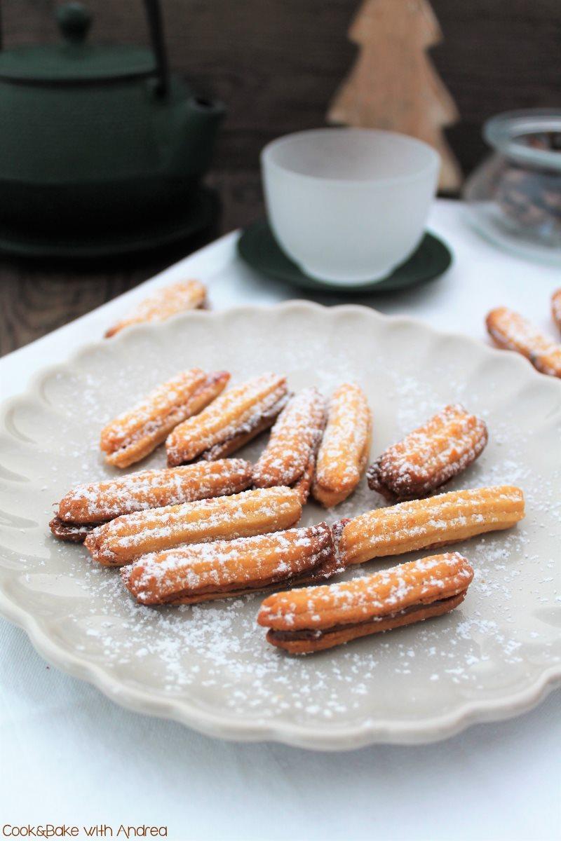 Rezeptbild: Nougat-Stangen