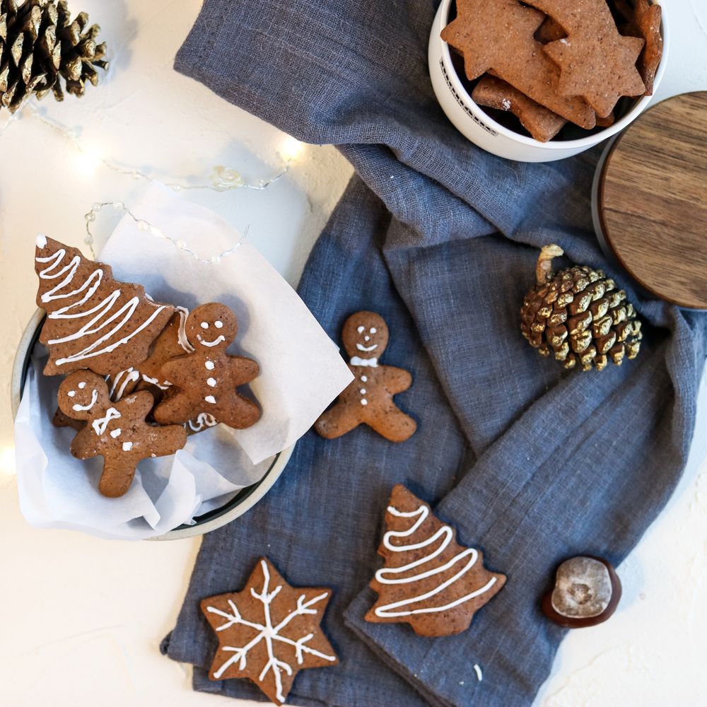 Rezeptbild: Lebkuchen Plätzchen/ Gingerbread