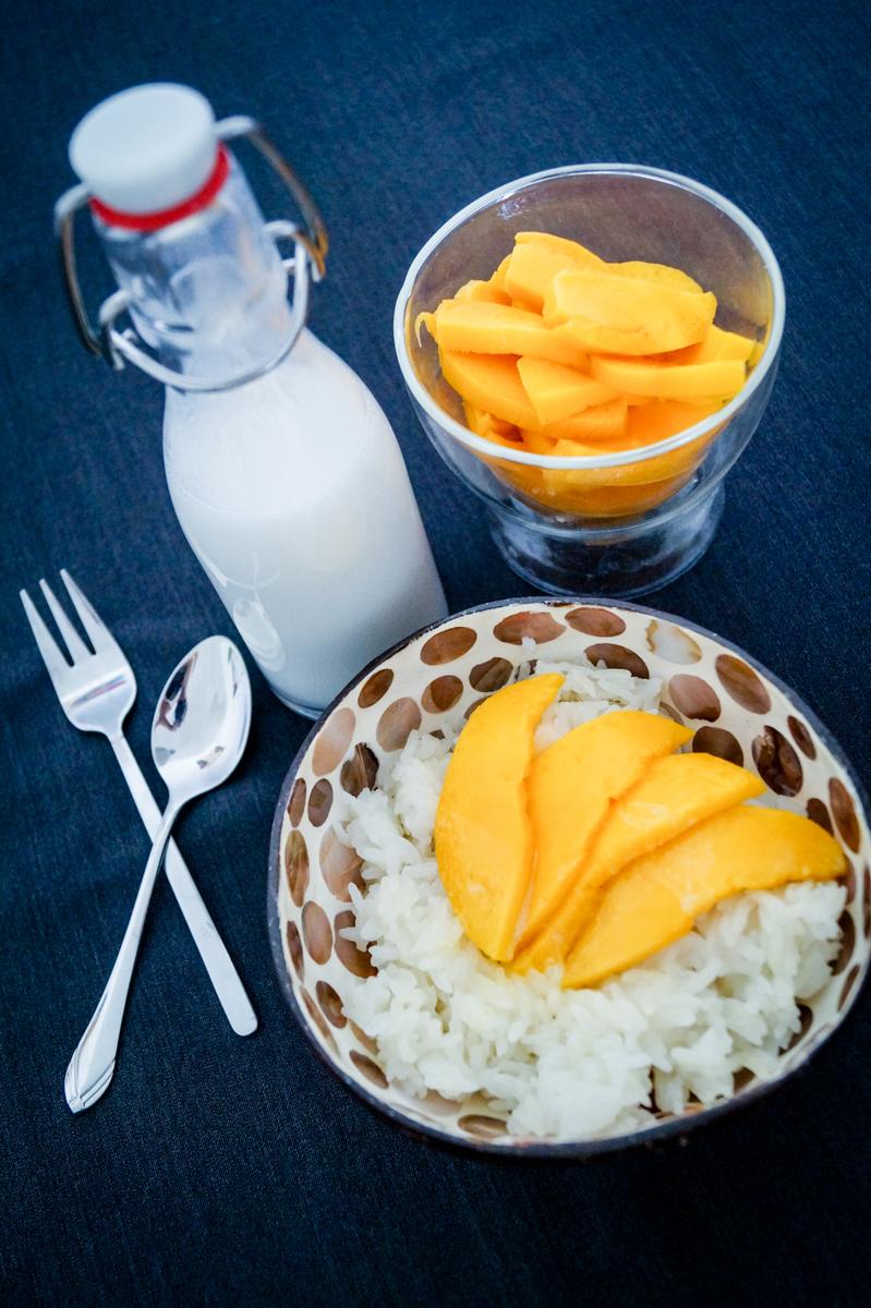 Rezeptbild: Sticky Rice mit Mango