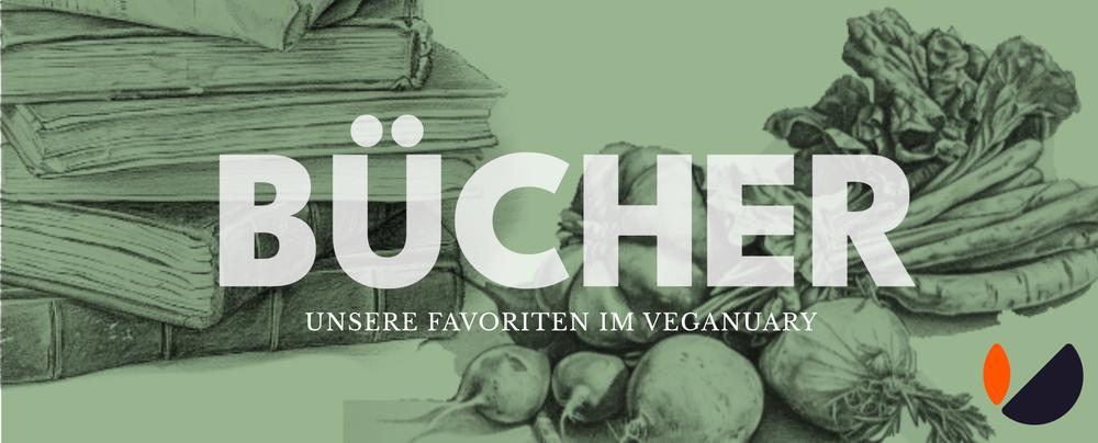 Titelbild für den Artikel über vegane Kochbücher im Veganuary 2024